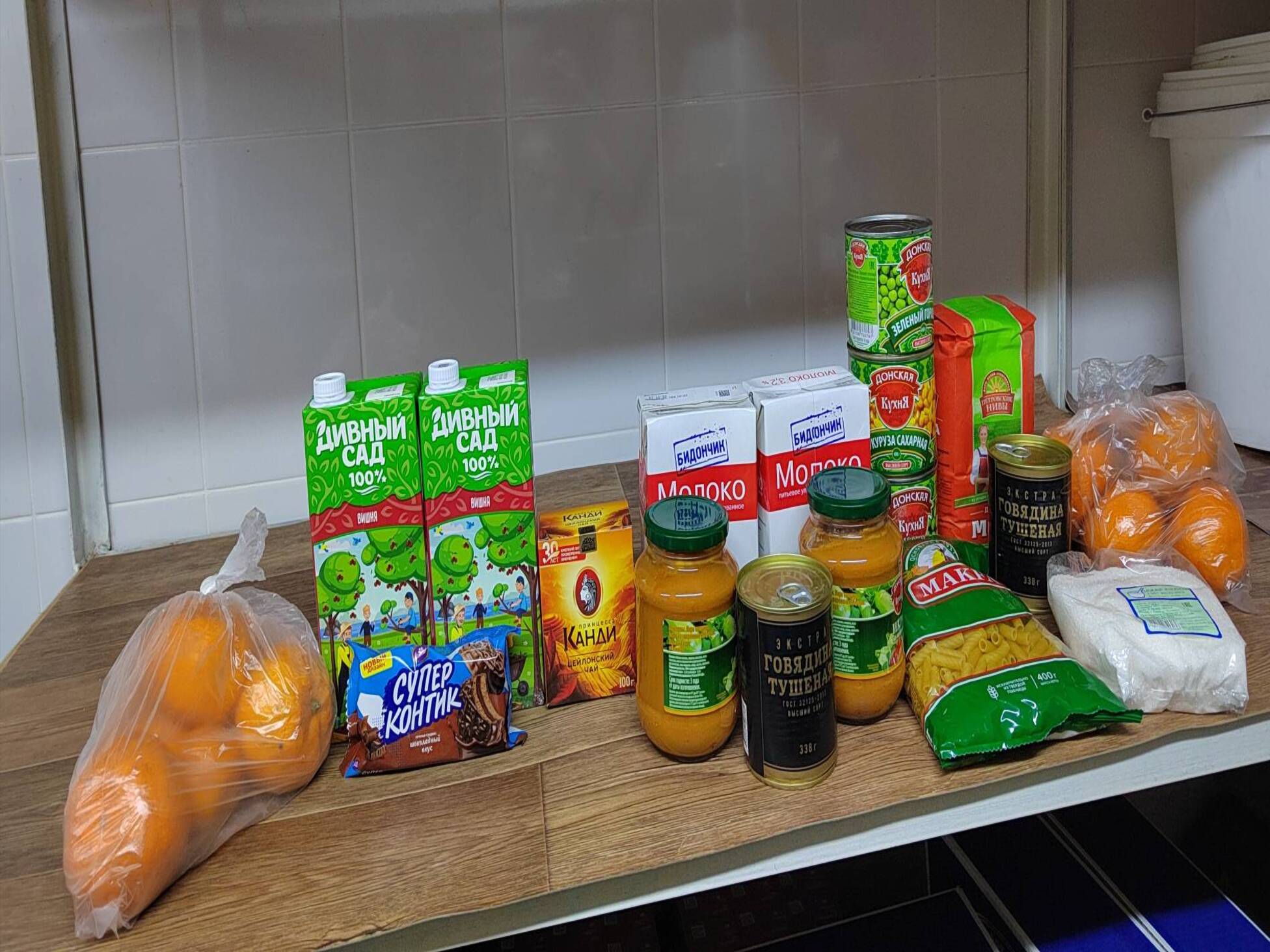 Продуктовый набор за ноябрь 18 дней